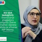 SDA Sarajevo: Imenovanje plagijatora umjesto Zlatne značke i djeteta šehida je vrhunac NiP-otizma, ministrica mora dati ostavku