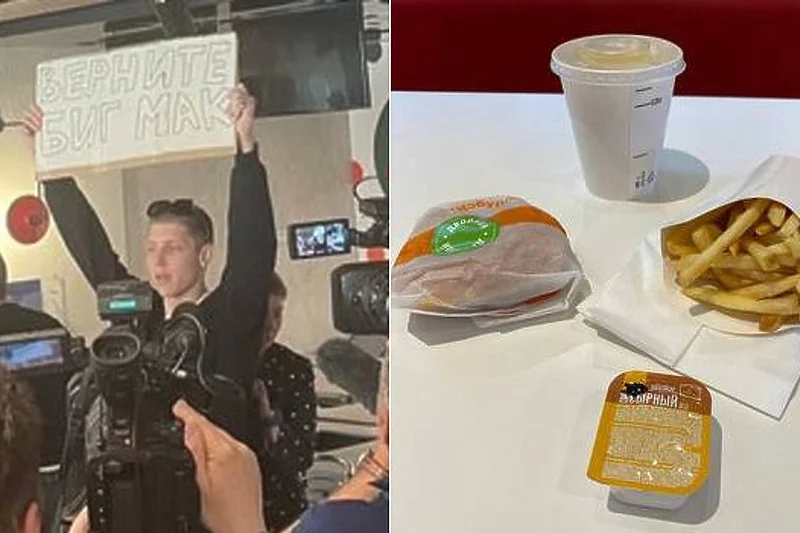 (FOTO) Rusi otvorili “lažni McDonald's”: “Vratite Big Mac”