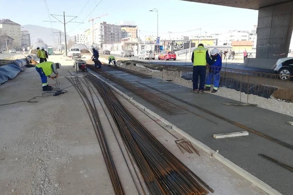 Sarajevo: Ponovo obustava saobraćaja zbog rekonstrukcije tramvajske pruge