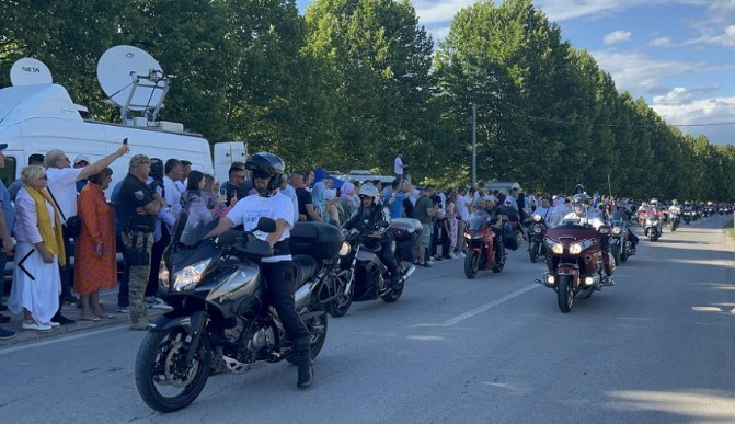 Motociklisti iz Sarajeva stigli u Potočare