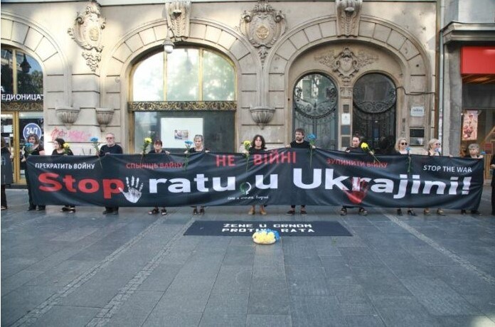 Žene u crnom održale skup pod nazivom “Stop ratu u Ukrajini”