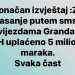 Bosanci i Hercegovci nisu “Zvezdama Granda” uplatili 5 miliona KM