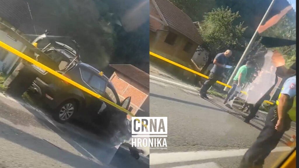 (VIDEO) Tragedija u BiH: Preminuo nakon što je zaštitna ograda prošla kroz automobil