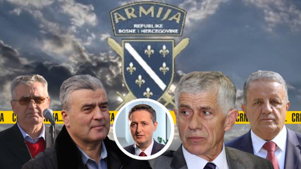 Generali i ratni komadanti Armije BiH uz Denisa Bećirovića