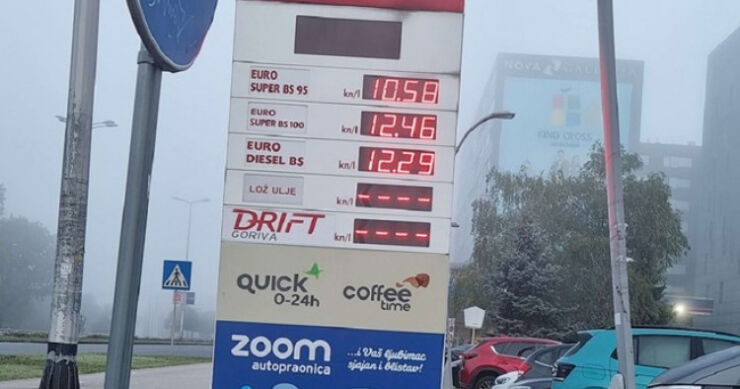 Prosječna plata u Hrvatskoj je veća od 1.000 eura, evo kolike su im cijene goriva danas!