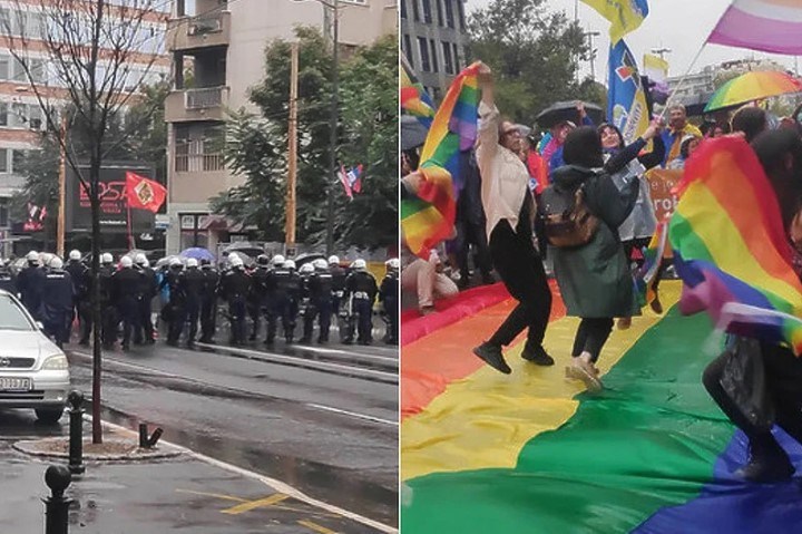 Privedeno 30 osoba na današnjoj šetnji Europridea u Beogradu