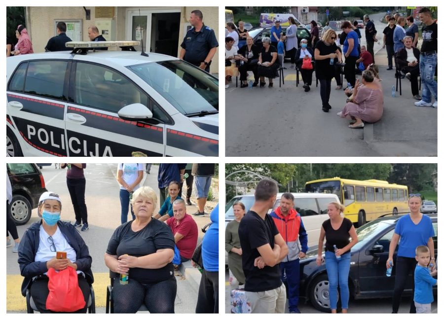 Mještani Ahatovića i Dobroševića blokirali cestu, žale se na GRAS i Centrotrans