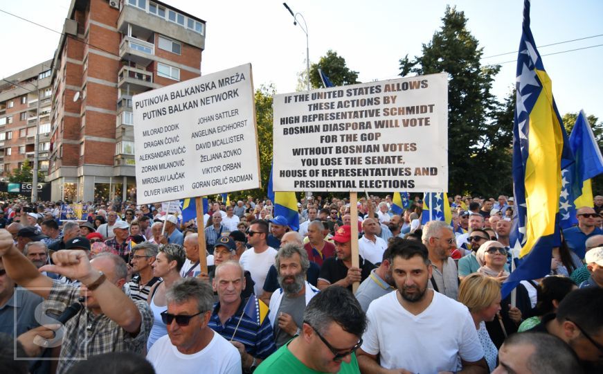 Za danas novi protesti građana ispred zgrade OHR-a