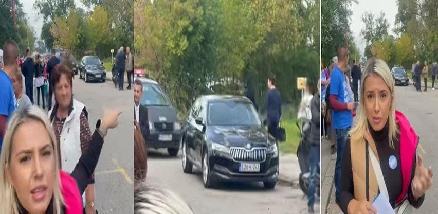 Premijer Tuzlanskog kantona, Irfan Halilagić (SDA), na predizborni skup stigao službenim automobilom? (VIDEO)