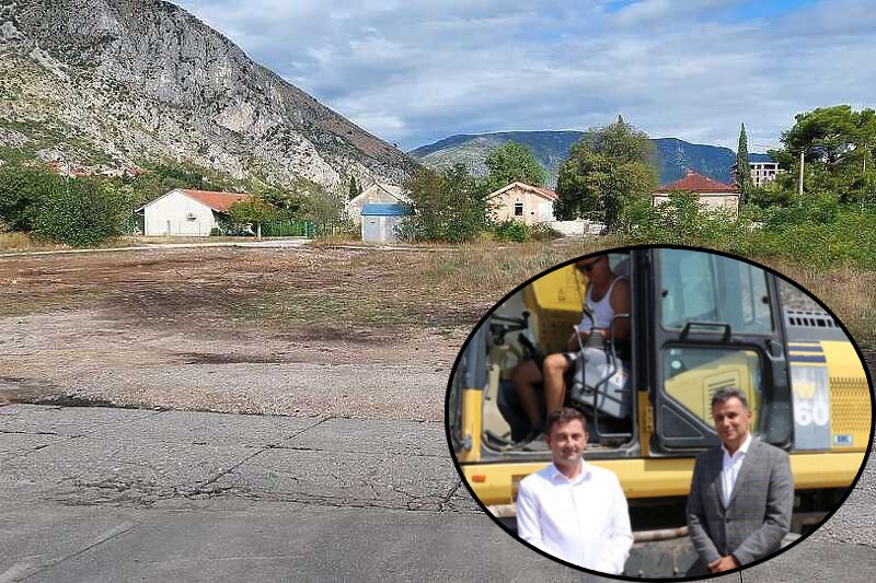 Izgradnja nevidljiva: Bazen u Mostaru se gradi bez radnika i bagera?