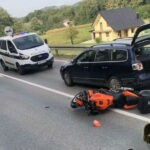 Kod Žepča se sudarili motocikl, kamion i automobil