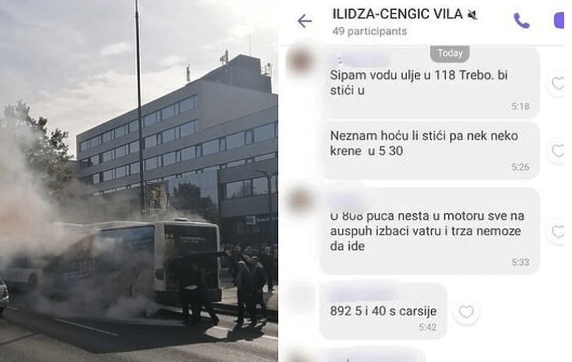 Vozač autobusa koji se zapalio u Sarajevu javio da mu vozilo nije uredu, ipak pušten u promet?