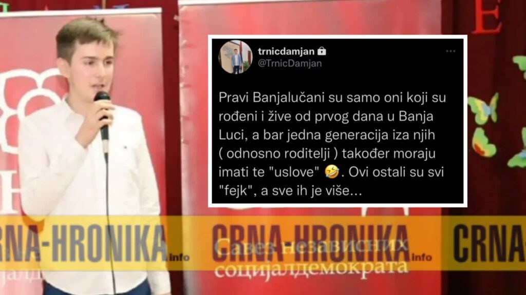 Uposlenika Ministarstva finansija RS šokirao javnost zbog svog Tweet-a o “pravim Banjalučanima”