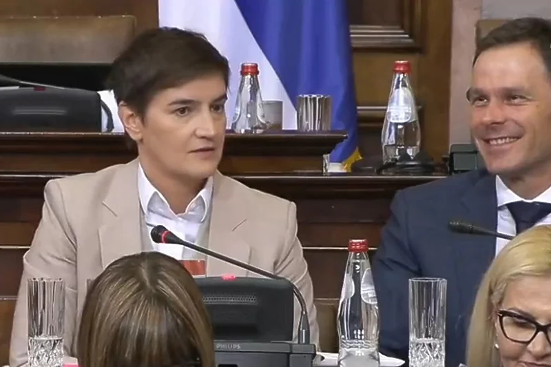 (VIDEO) Cijela sala Skupštine Srbije smijala se lapsusu Ane Brnabić