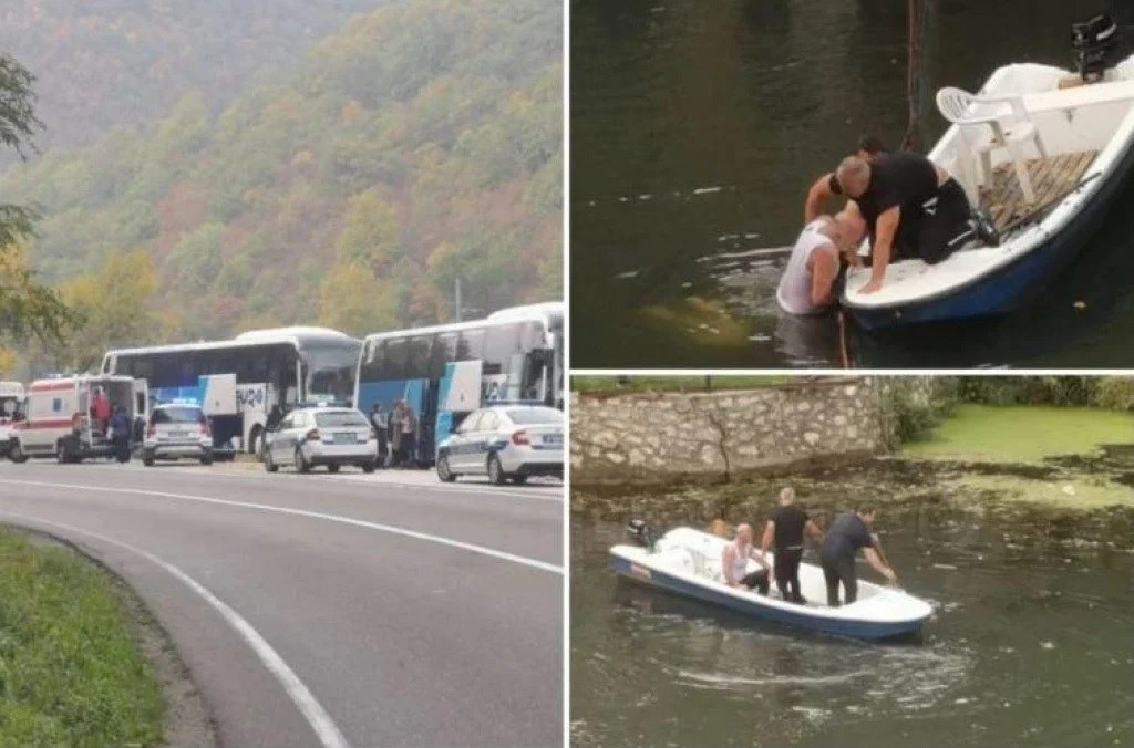 Srušio se viseći most, turisti iz Zvornika popodali u vodu. Objavljeni prvi snimci