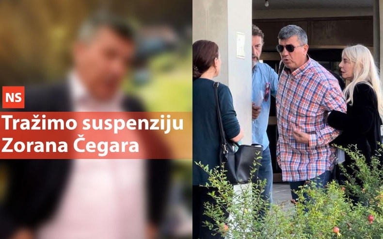 Naša stranka traži suspenziju Zorana Zoke Čegara