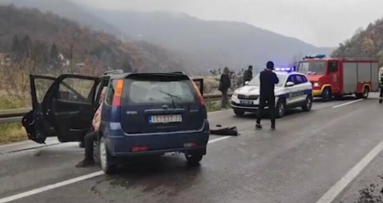 Sudar kamiona i automobila, povrijeđeno više osoba