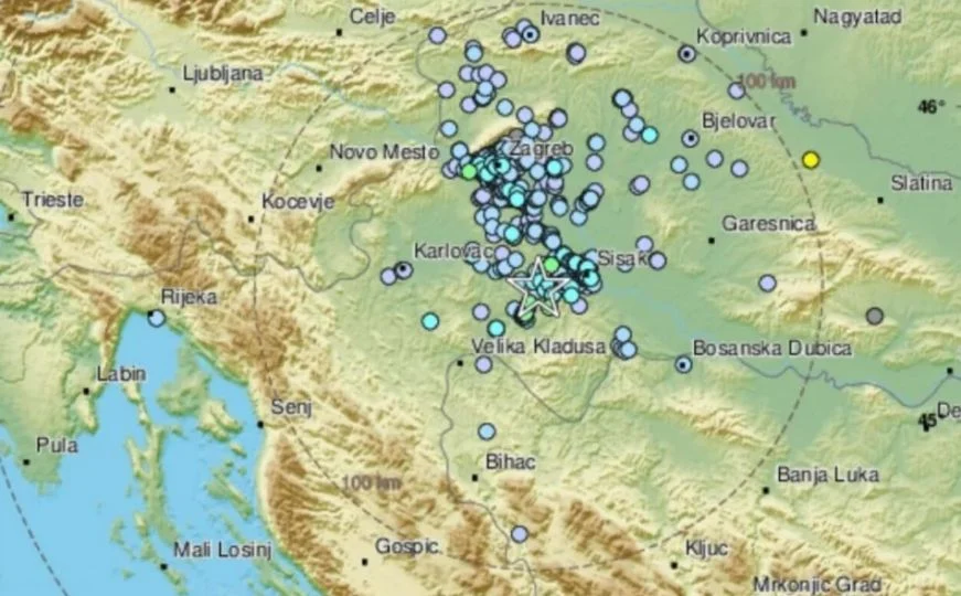 Jak zemljotres pogodio Hrvatsku. Osjetio se i u BiH