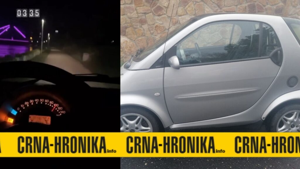 Sa vozilom Smart u sred noći vozio preko 100 km/h šetalištem pored rijeke Bosne u Zenici (VIDEO)