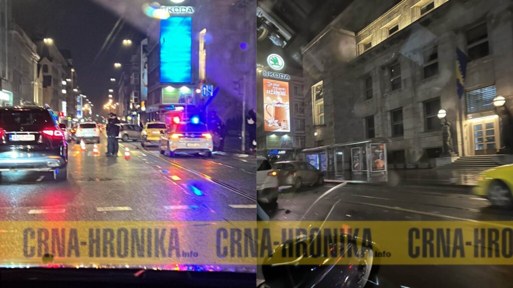 (FOTO) Teška nesreća u centru Sarajevu: Učestvovala tri automobila