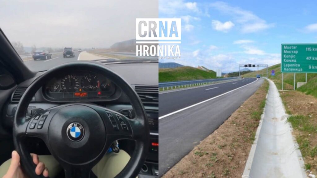 (VIDEO) Adi iz Visokog divljao BMW-om po autoputu. Prestizao po zaustavnoj traci i sve snimao za Instagram