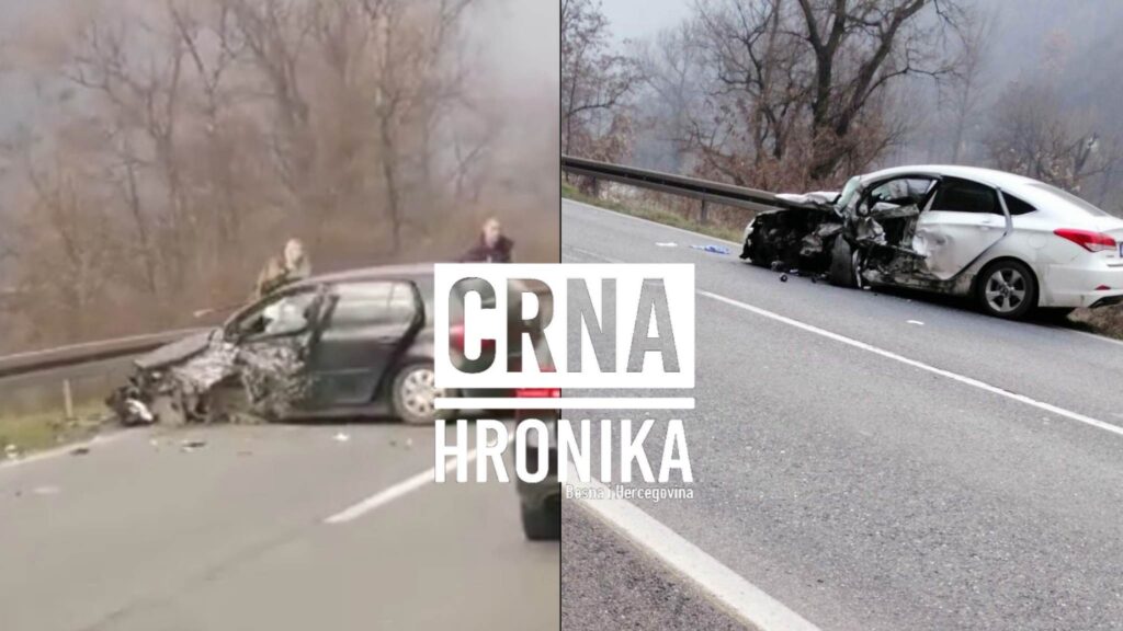 (VIDEO) Teška nesreća na M17: Povrijeđeno 5 osoba