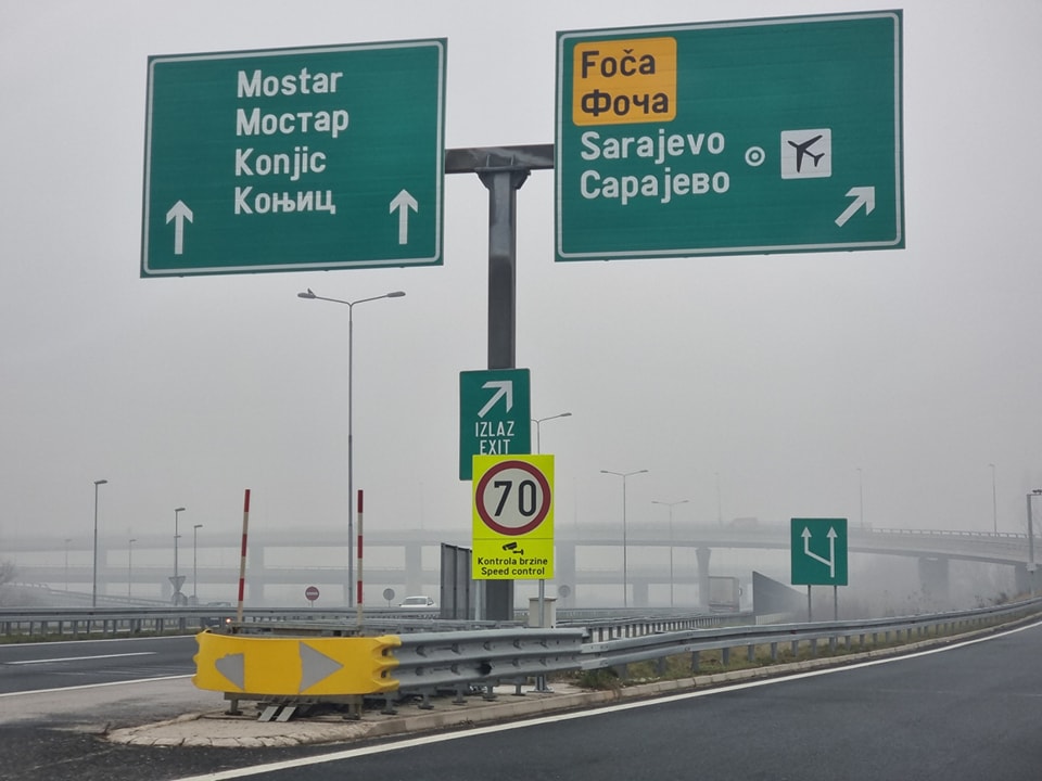 Sedam novih radara na autoputu A1 na području Kantona Sarajevo