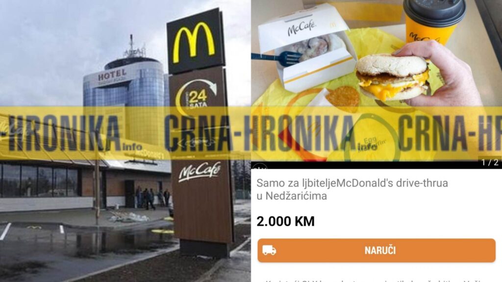 Sarajlija prodaje posljednji McDonalds hamburger za 2000KM: “Samo za istinske ljubitelje”