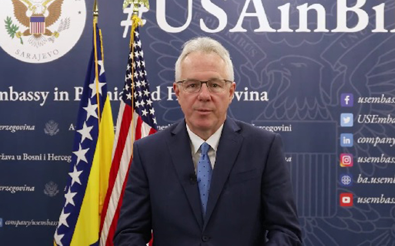 Američki ambasador u BiH: Postoje političari koji traže strane partnere malignog utjecaja da bi ostali na vlasti