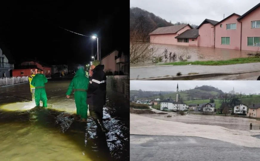 (VIDEO) Evakuirane porodice, oštećeni objekti, putevi, mostovi…