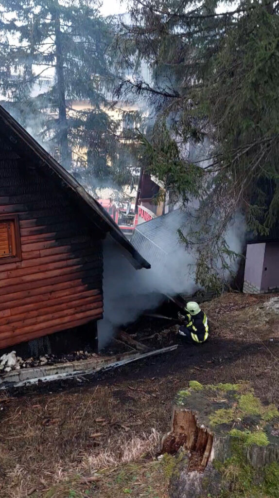 Detalji požara na Vlašiću: U vikendici bilo 9 osoba. Vatrogasci su se uspjeli izboriti s vatrenom stihijom