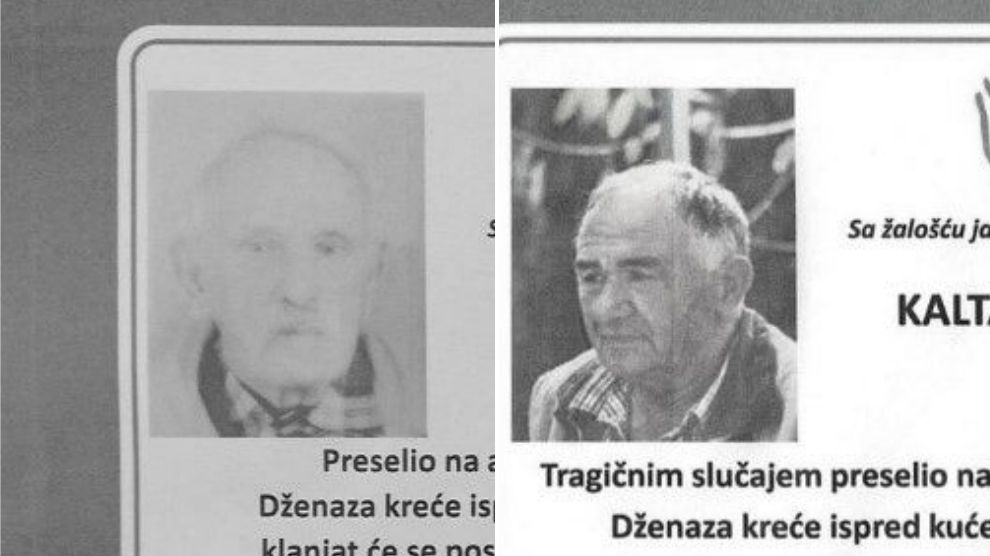 Danas dženaza Senadu Kaltaku (66) i njegovom ocu Vejsilu (87)