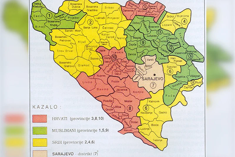 Pogledajte kako je izgledao poslijeratni plan za BiH: Potpisao ga je Alija Izetbegović…