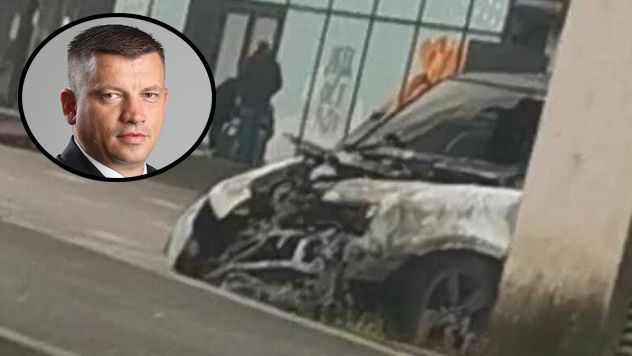 Gorio automobil brata Nenada Nešića, budućeg ministra sigurnosti BiH