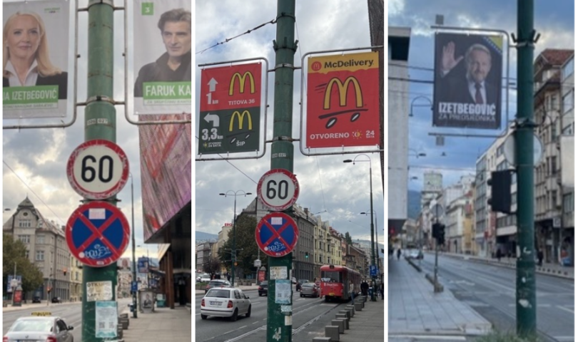 McDonalds ustupio SDA-u svoje marketinške pozicije u Sarajevu za vrijeme predizborne kampanje