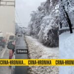 Saobraćajni kolaps u Sarajevu, vozila stoje, pješaci negoduju