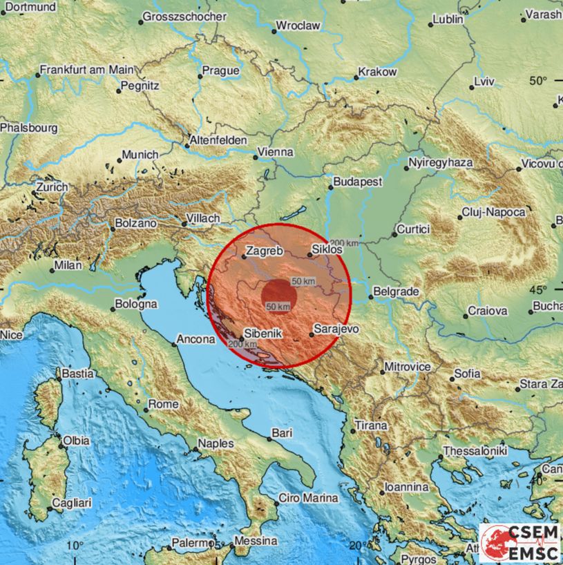 Novi zemljotres u BiH: Zemljotres jačine 2,9 stepeni po Rihteru probudio građane