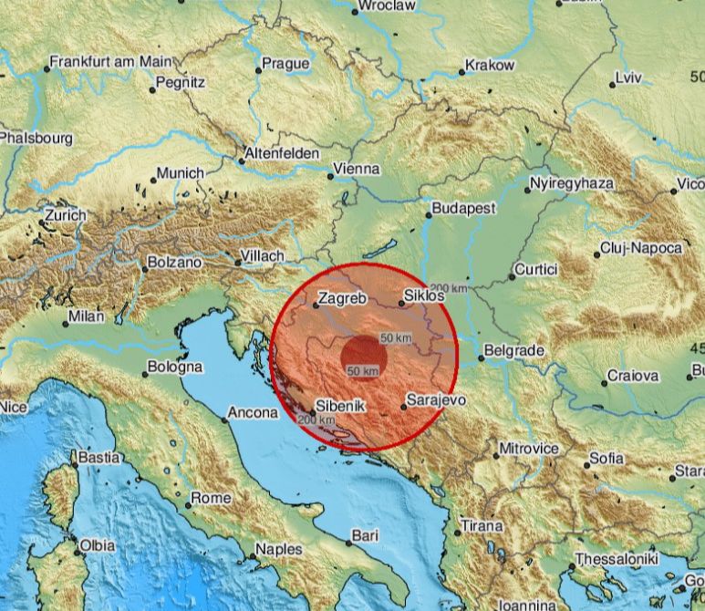 Nakon Hrvatske tlo se zatreslo i u BiH: Epicentar kod Banja Luke