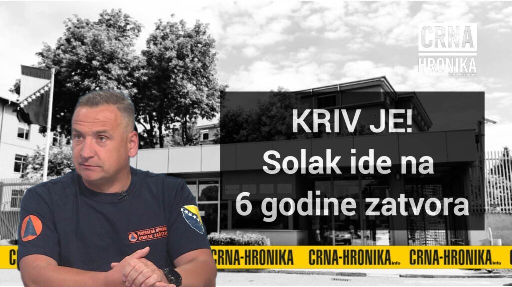 Fahrudin Solak dobio najveću kaznu: Evo zbog čega