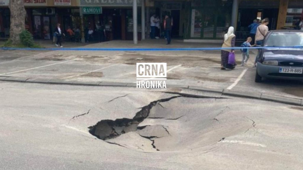 (VIDEO) Cesta u Zenici doslovno propala