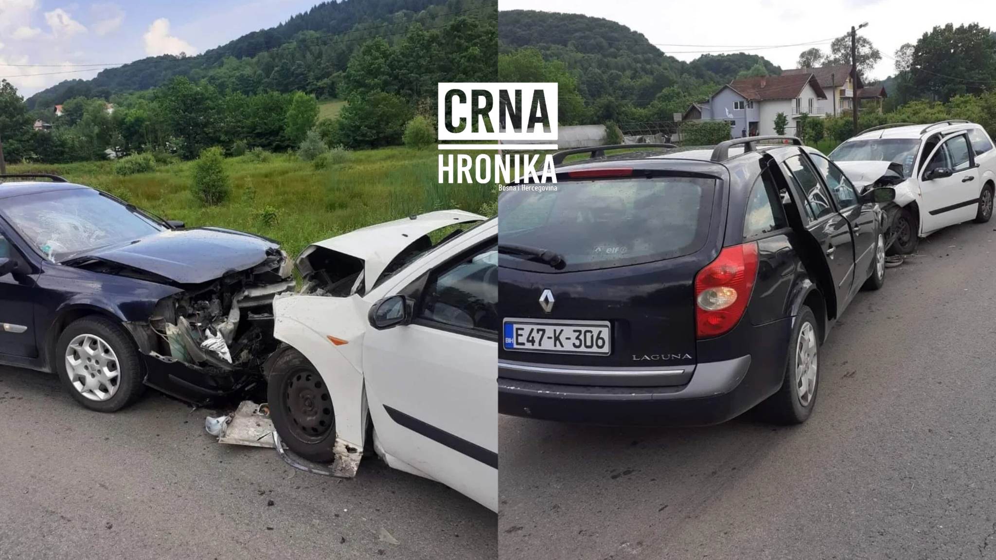 (FOTO) Nesreća na M17: U dva automobila povrijeđeno 9 osoba