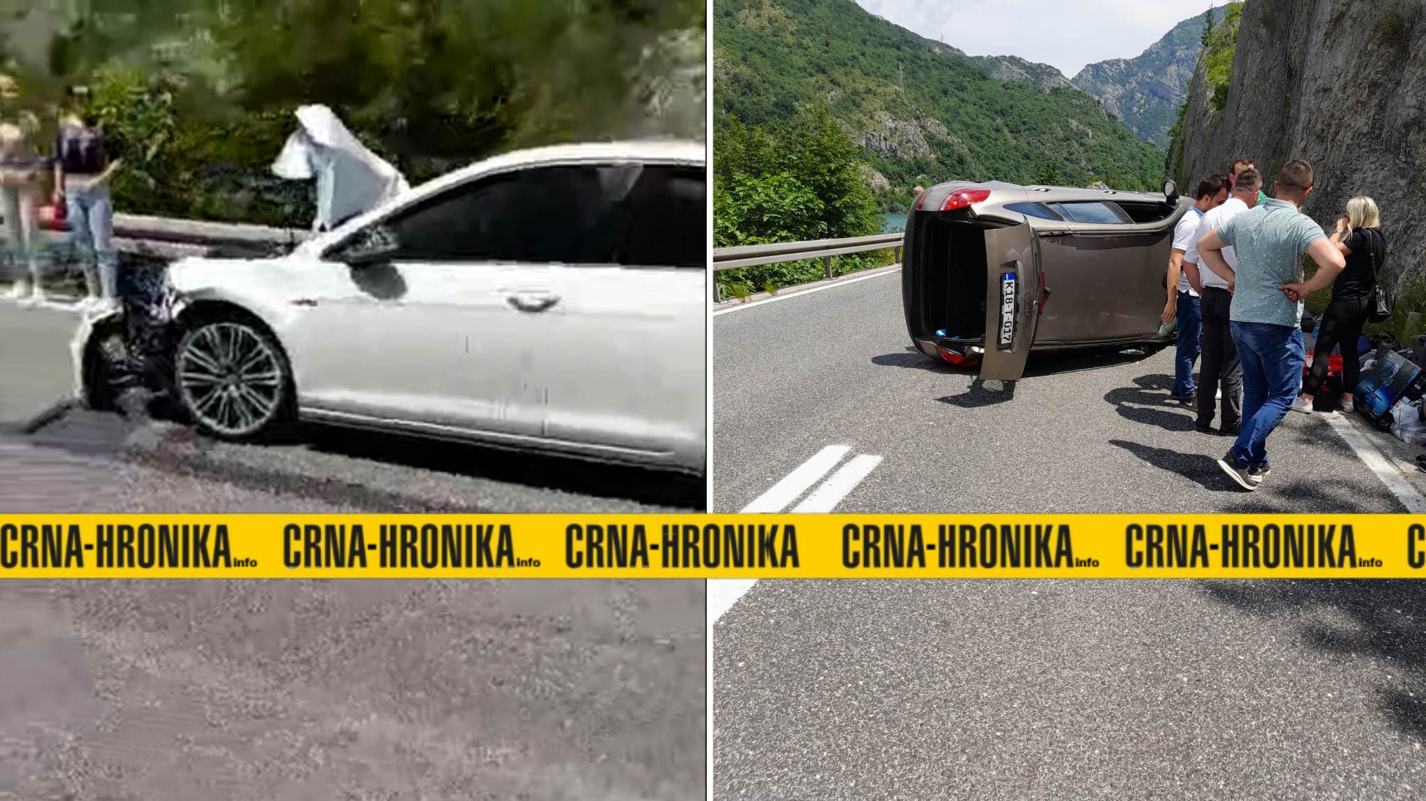 (VIDEO) Teška nesreća u blizini mosta Begića i Begovića: Blokiran saobraćaj na M17