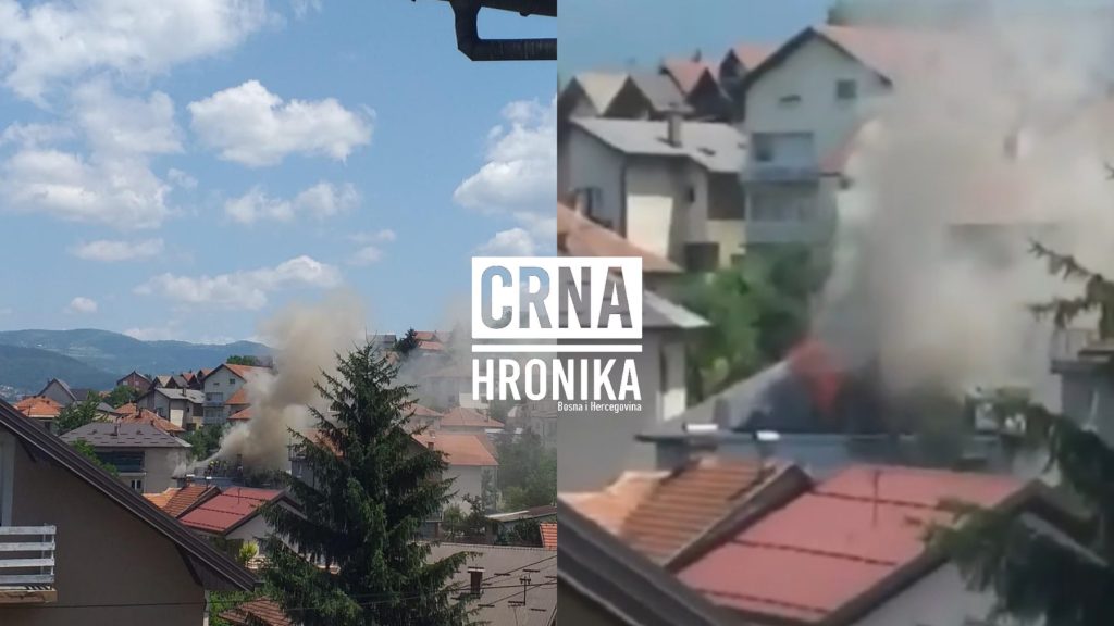 (VIDEO) Požar u Sarajevu: Na Vracama gori porodična kuća