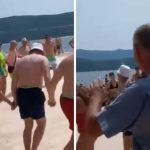 U Neumu ljudi na plaži zaigrali kolo. Policija ih rastjerala