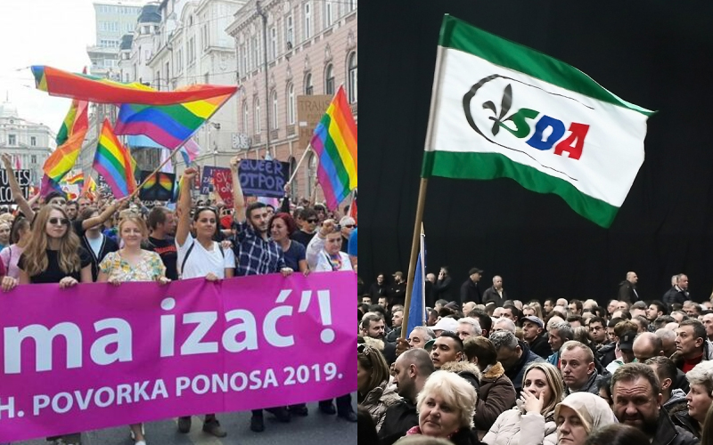 SDA-ovci traže da se poništi dozvola za blokadu grada zbog Bh. parade ponosa