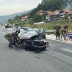 Vojnici OS BiH spašavali povrijeđene u saobraćajnoj nesreći na autoputu kod Kaknja