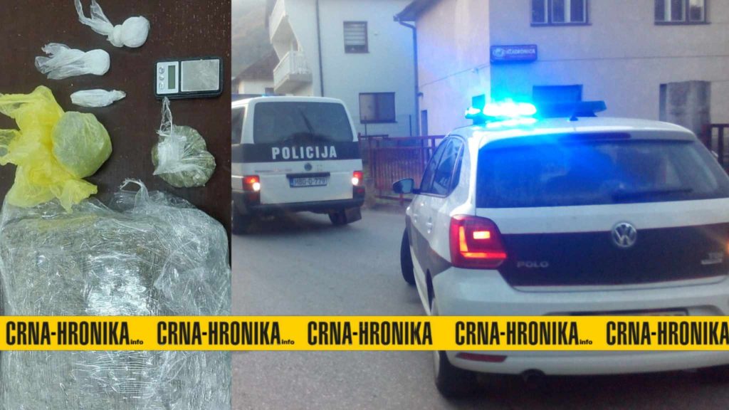 (FOTO) Priveden 38-godišnjak iz Hadžića: “Policija mu upala u kuću, on konzumirao drogu”