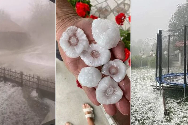 Katastrofalno nevrijeme treslo Srbiju treći dan zaredom