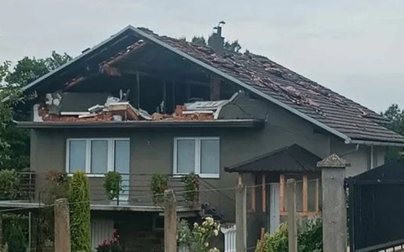 Veliko nevrijeme pogodilo Sanski Most. Fotografije su dramatične