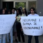 Studenti izašli na proteste zbog kolegica koje veličaju ratne zločince